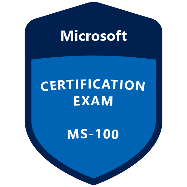 Machine generated alternative text:
Microsoft 
CERTIFICATION 
EXAM 
MS-IOO 