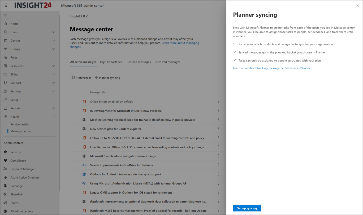 Are you already synchronizing your Message Center messages to Planner ...