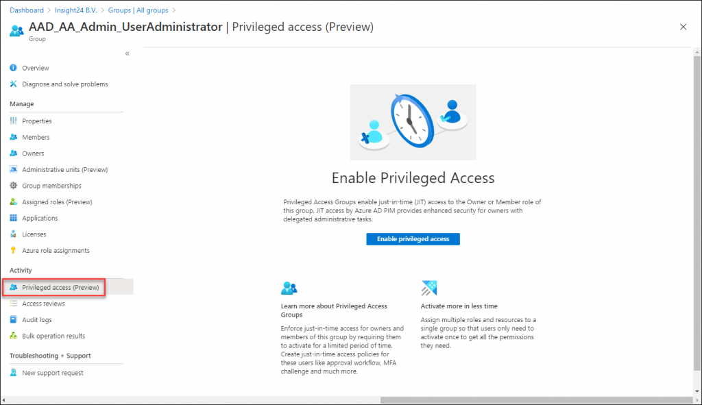 Assigning groups to Azure AD roles and Privileged access groups, a ...
