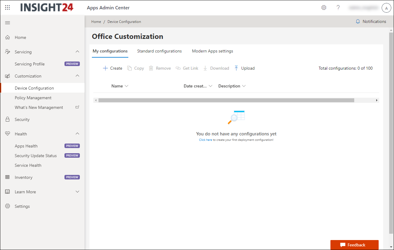 A first look at the Microsoft 365 Apps admin center | Modern Workplace Blog