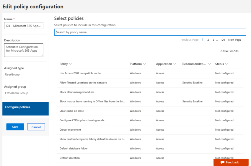 A first look at the Microsoft 365 Apps admin center - Modern Workplace Blog