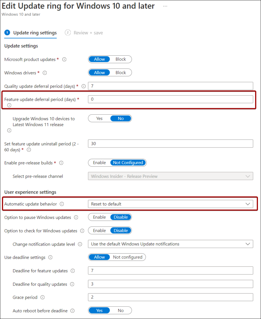 Update User Settings Configuring even better Windows Update for Business settings for your ...